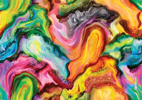 108"  -  Moda  -Gradients Euphoria - Rainbow -Eruption Blenders Watercolor "   -  100% Cotton