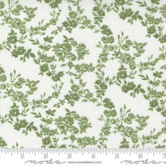 44"  -Moda- Nantucket Summer - Cream Grass  - 100% Cotton