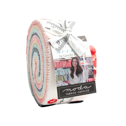 Moda - "Summertime" - Jelly Roll - 100%-cotton 2.5 x 42"-44" 40 pcs