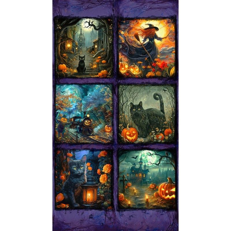 Robert Kaufman Moon Spell - Night - Panel 24"x36"