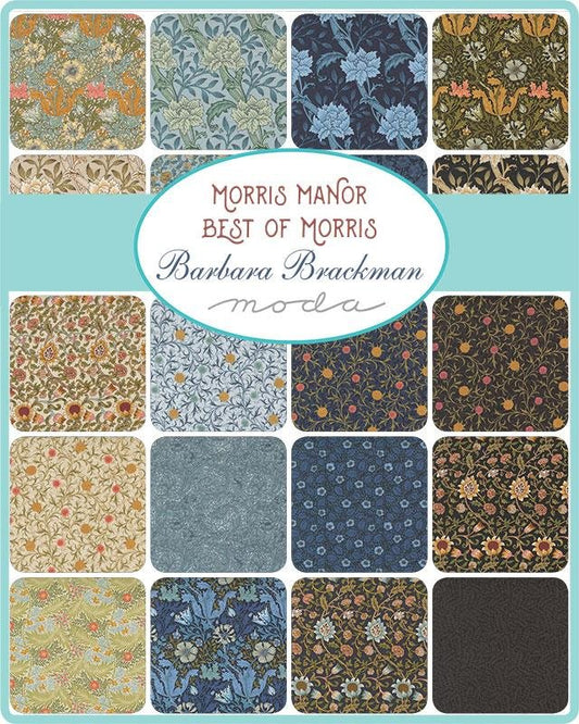Moda -Charm Pack- "Morris Manor" -5"x 5"-42-pcs-100%-cotton-quilting-fabric