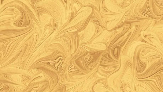 118"-Oasis Swirls Gold-100%-cotton