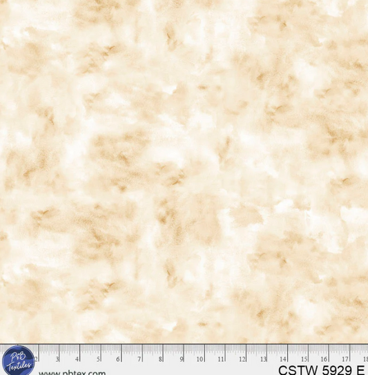 108"  -  P&B Textiles  - "Color Stories"  Cream  -  100% Cotton