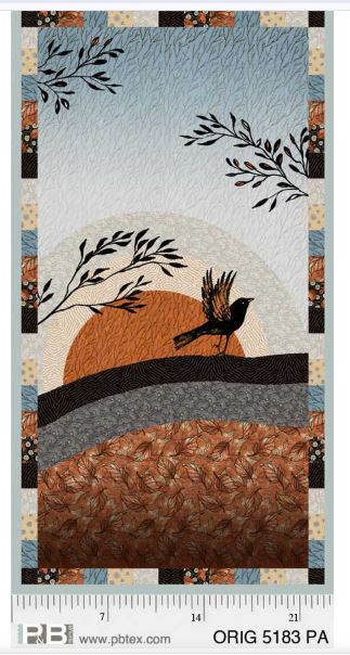 Panel -P&B Fabrics - "Panel 5183" - 100% Cotton