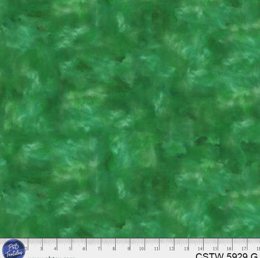 108"  -  P&B Textiles  - "Color Stories"  Green  -  100% Cotton