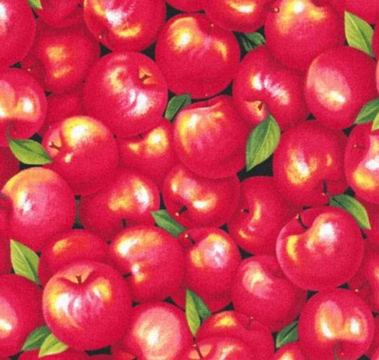 44"-Paintbrush Studio "Farmer John's Apples" 100% cotton