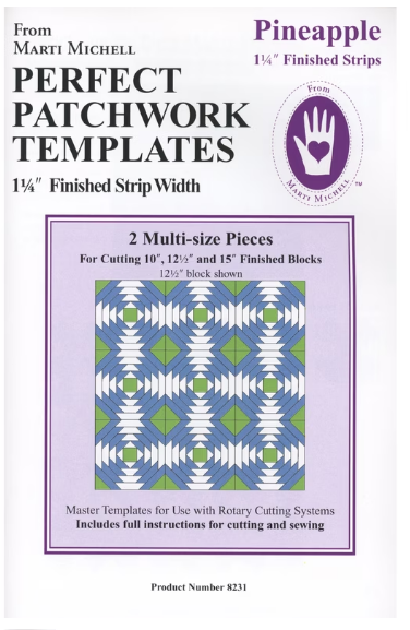 Pineapple Ruler 1.25" Finished 8231