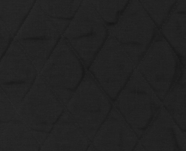 42" - Pre Quilted Fabric - Black - 100% Cotton with 100% Poly Batting