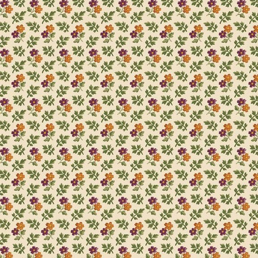 44"-Marcus - "Double Daisy" - Cream- 100% Cotton