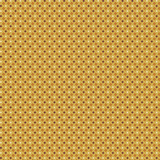 44"-Marcus - "Dot to Dot" - Gold- 100% Cotton