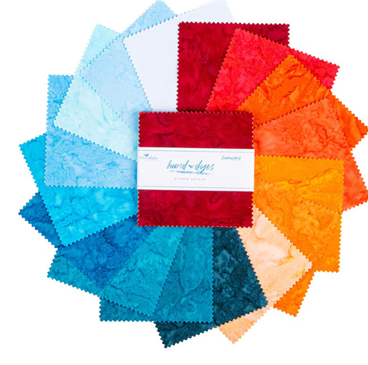 Riley Blake -10" Stacker - "Citrus Splash" - 10"x 10" -42 pcs