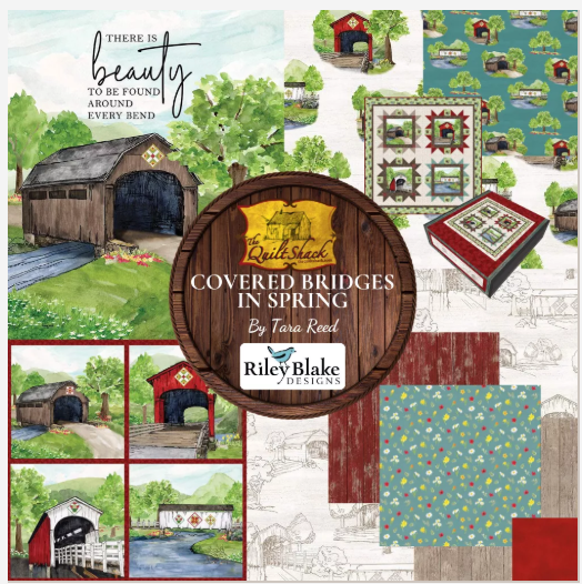 Riley Blake - "Covered Bridges in Spring" Quilt Kitxxxxxxxxxxxxxx