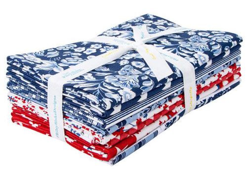 Riley Blake: Freedom Garden - Blue -7 yards plus 1 panel