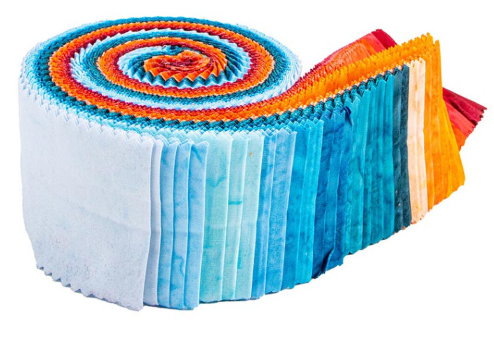 Riley Blake -2 1/2"  Rolie Polie - "Citrus Splash" - 2.5"x 44" -40 pcs