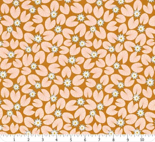 44"- Riley Blake - "Little Swan Lillypads" - 100% Cotton