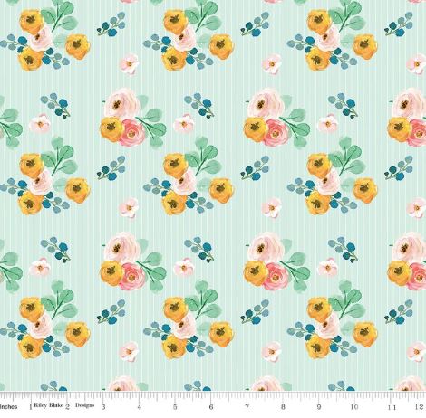 44"- Riley Blake - "Spring Gardens" - 100% Cotton