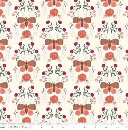 44"- Riley Blake - Sweetbriar "Moth" - 100% Cotton