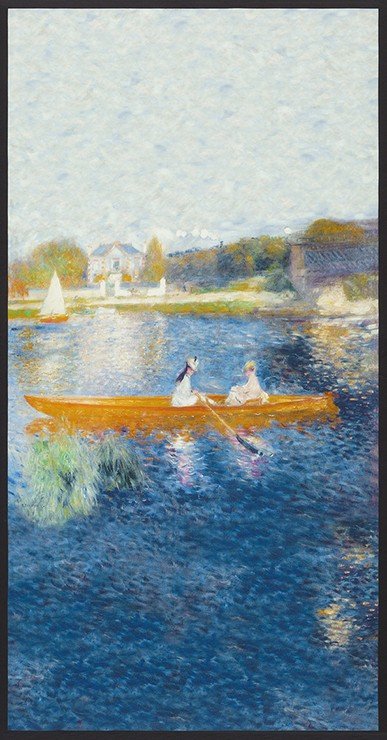 Panel -"Renoir - Water"  Robert Kaufman  22"x 44"- 100% Cotton