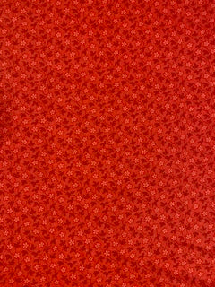 44"-Red Flowers-100%-cotton