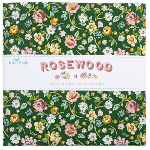 Riley Blake -Layer Cake - "Rosewood" -10"x 10" -42 pcs