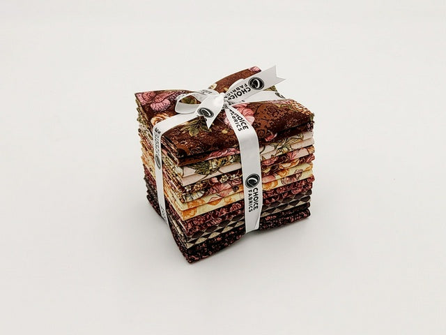 Andover - Fat Quarters - "Romantic Garden" -18"x 22" -8 pcs
