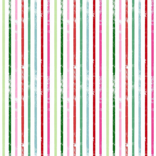 44"  - Dear Stella - Weathered Stripe -  "Rainbow" - 100% Cotton