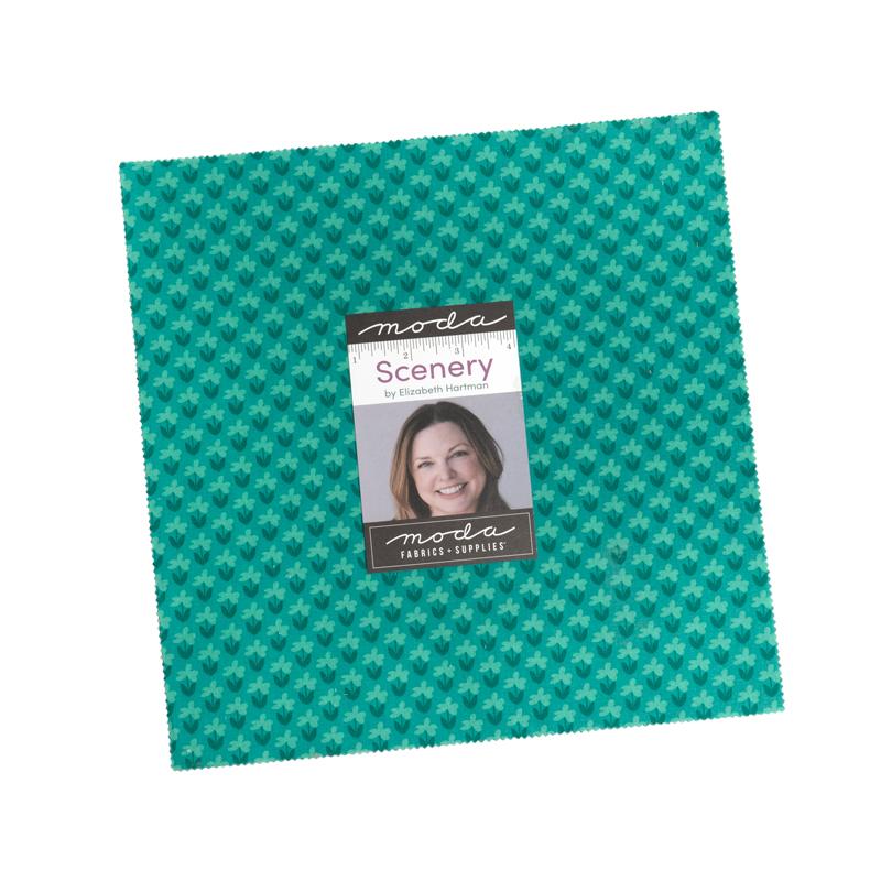 Moda -Mini Charm - "Scenery" -2.5"x2.5" -42 pcs