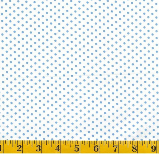 43" - SevenBerry - "Happy Sweet Dots" - Blue/white  - 100% Cotton