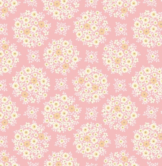 44"  - Studio e -  "Blush Floral Bouquet" -  100% Cotton