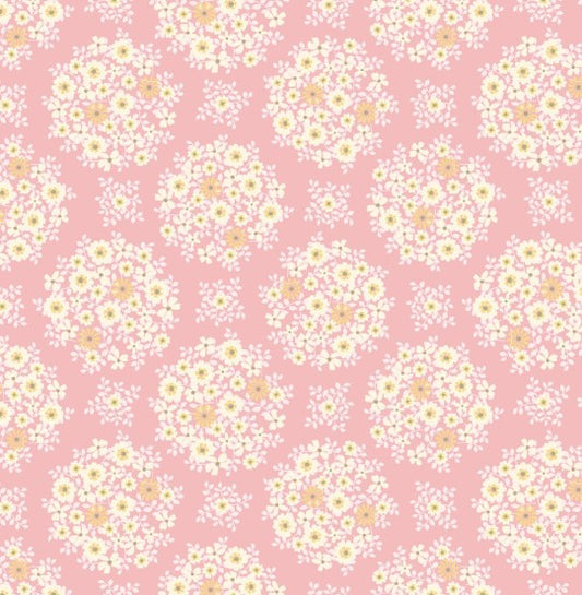 44"  - Studio e -  "Blush Floral Bouquet" -  100% Cotton