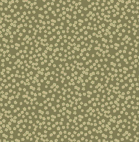 44"  - Studio e -  "Dark Artichoke Ditsy" -  100% Cotton
