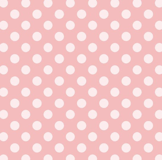 44"  - Studio e -  "Rose Polka Dot" -  100% Cotton