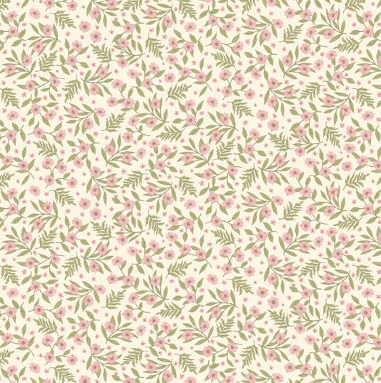 44"  - Studio e -  "Warm White Daisy" -  100% Cotton