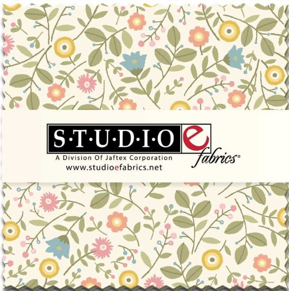 Studio e -Charm Pack - "Layla" -5"x 5" -42 pcs