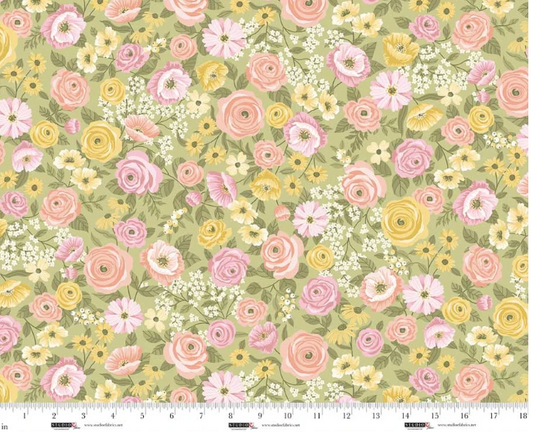 44"  - Studio e -  Layla "Celadon" -  100% Cotton