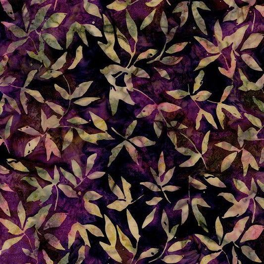 44"  - Timeless Treasures - Batik  - "Chateau Leaf Vines" - Sonoma -  100% Cotton