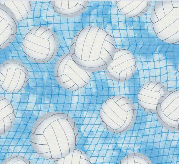 44"-Timeless Treasures - Volleyball - 100%-cotton