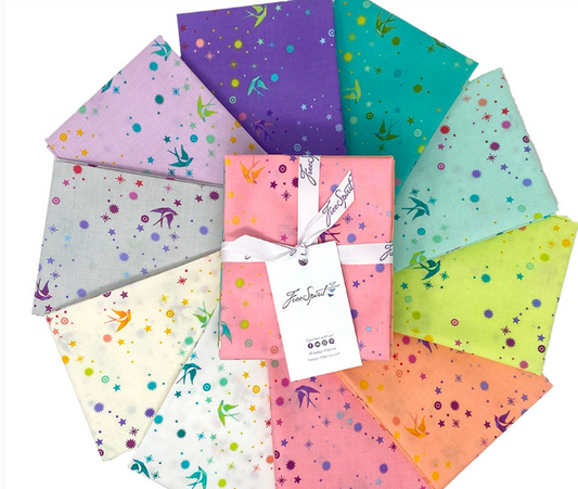 Tula Pink-Fat Quarter Bundle -"Fairy Dust"-18 x-22-10-pcs