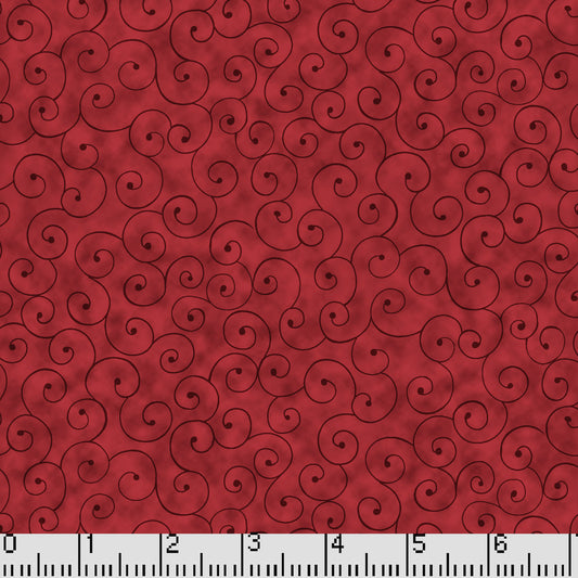 44"-"Tilt-A-Whirl"-Ruby - 100% Cotton