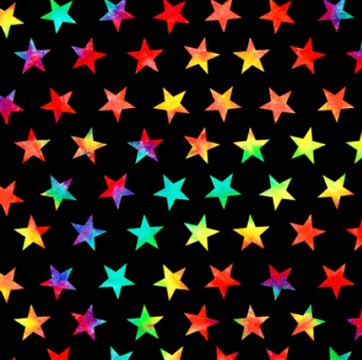 44"-Timeless Treasures " Groovy Stars"-100%-cotton