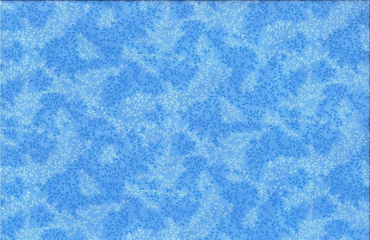108"  - Blue - Vines - 100% Cotton
