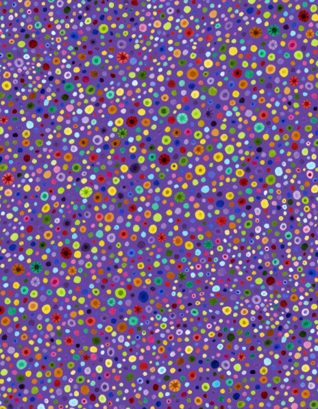 44"  -Wilmington Prints-"Glass Beads" - Purple - 100% Cotton