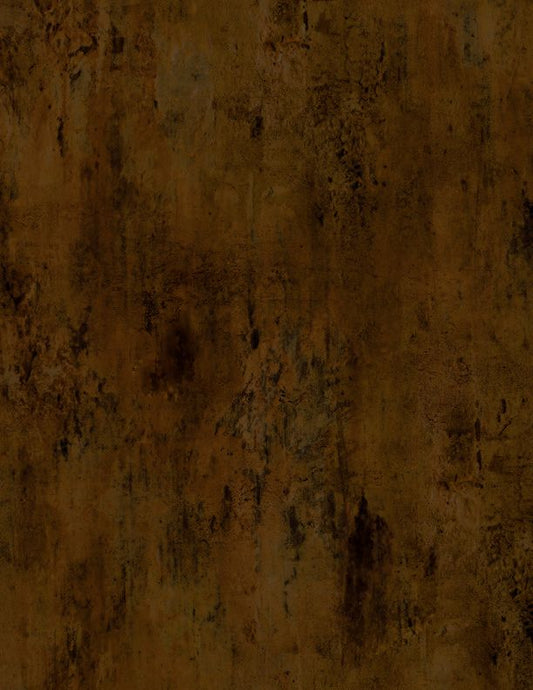 44" - Wilmington Prints - Vintage Texture -  "Dark Chocolate"  - 100% Cotton