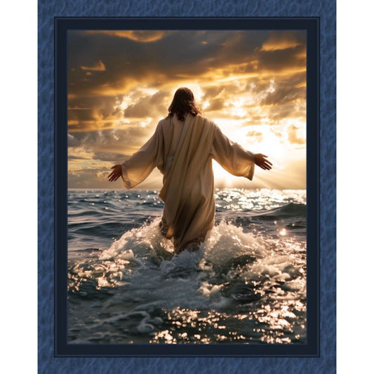 Panel -  "Walking on Water"  -  36"x 44"- 100% Cotton