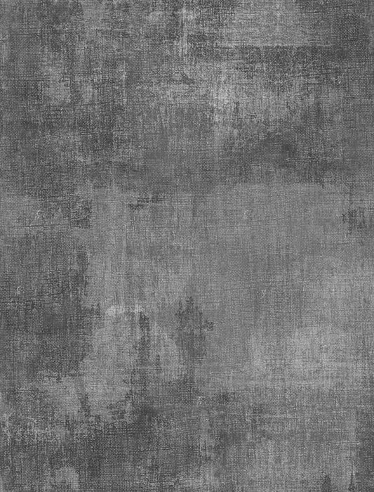 44"-Wilmington Prints - Dry Brush - Charcoal - 100% Cotton