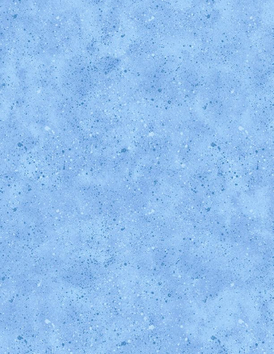 44"- Wilmington Prints - "Lt Blue Splatter" -100% Cotton
