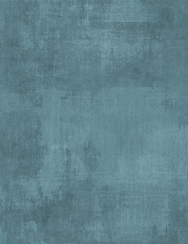 44"  - Wilmington Prints  -Dry Brush  "Teal" - 100% Cotton