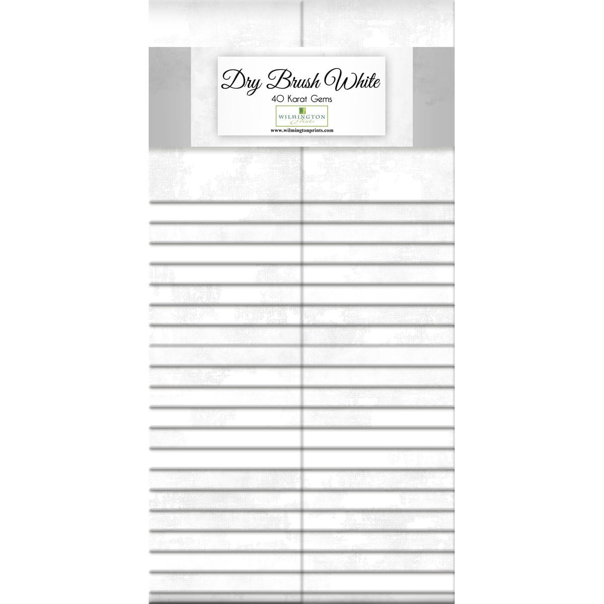 Wilmington Prints -2.5" Strips- "Dry Brush - White" -2.5"x 44" -40 pcs