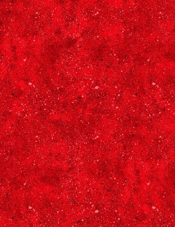 44"  - Wilmington Prints -  "Splatter - Red" -  100% Cotton