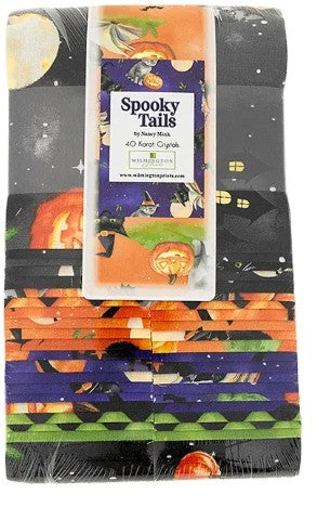 Wilmington Prints -2.5" Strips- "Spooky Tails" -2.5"x 44" -40 pcs